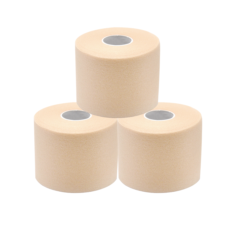 Chidong Skin Film Sports Bandage, Foot Protector Strap, Ankle Fixation, Injury Auxiliary Patch, Skin Color, 3 Rolls, 6cm*20m