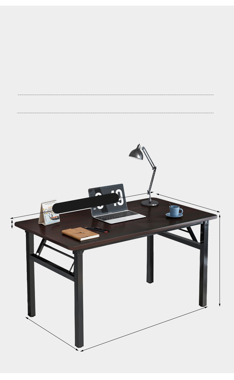 Huakaizhixing Folding Computer Desk, Office Desk, Study Table BGZ673, 80*40cm Single Layer 14
