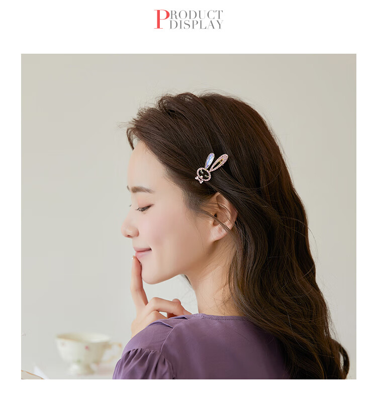 CHIMERA [Noble] 6 Sweet Hair Clips for Women, High-End Hairpins, Side Clips, Bangs Clips, Gift Box, Mid-Autumn Festival Gift 6