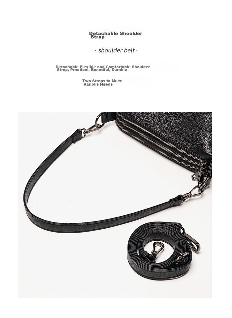 Aokang Women's Handbag, 2026 New Trendy Cowhide Small Square Bag, Light Luxury Crossbody Shoulder Bag, Birthday Mother's Day Gift for Mom Or Wife 8