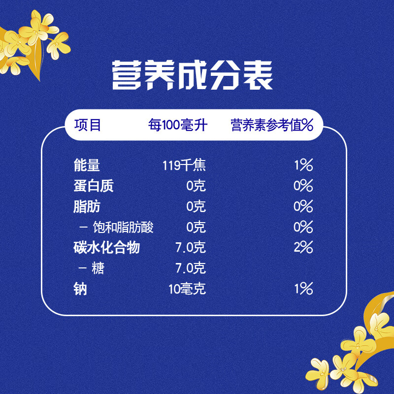 百事可乐Pepsi 太汽系列 桂花味 碳酸饮料汽水 500ml*12瓶 整箱装