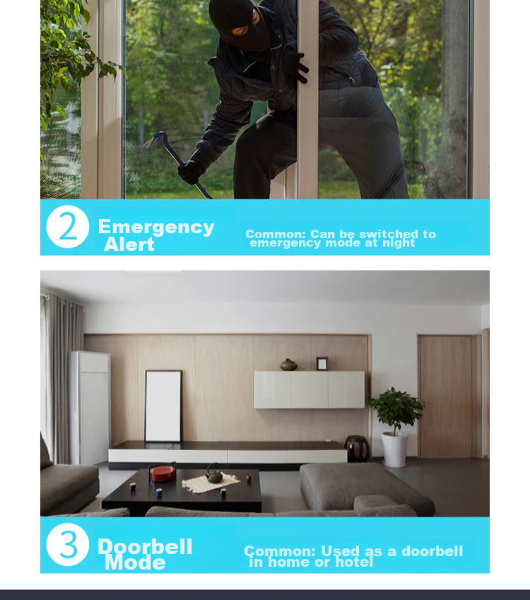 Xiya Welcome Sensor, Wireless Doorbell, Welcome Greeter, Reminder Device, Convenience Store And Supermarket Entrance Announcer 3