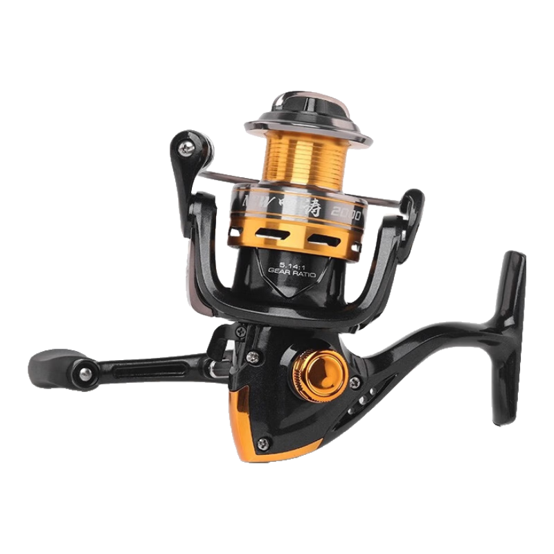 GW 5000 New Listening Spinning Reel, Metal Line Cup, Long-Casting Spinning Reel, Straight-Handle Lure Spinning Reel, Lure Fishing Reel