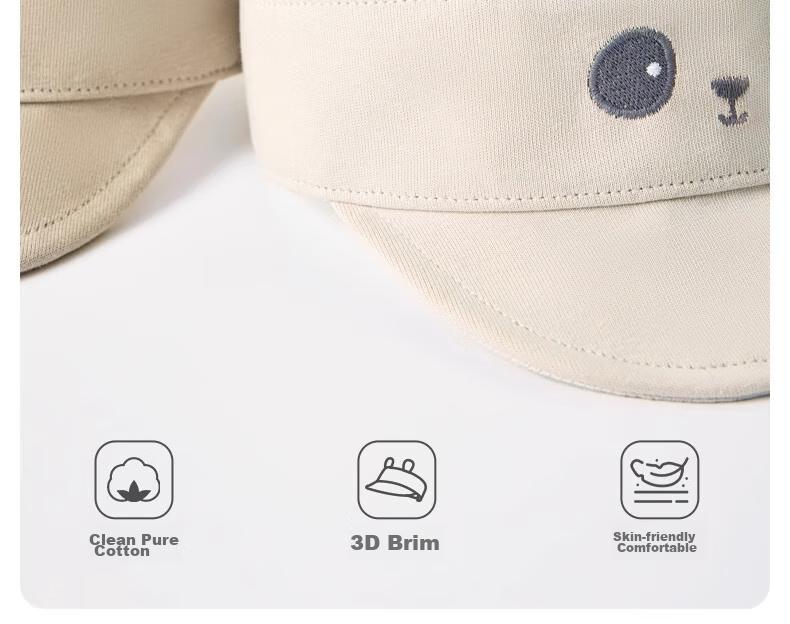 Niduoxiong Children's Sun Protection Hat, Visor Cap for Boys And Girls, Breathable Baby Hat, Sun Hat, UV Protectio 8