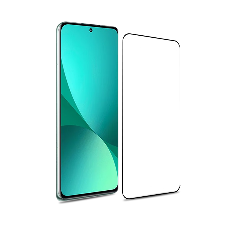 Smorss [2-Pack] Tempered Glass Screen Protector for Xiaomi 12 Pro/12s Pro, Full Coverage Curved Screen Film, HD Anti-Drop Anti-Scratch Anti-Fingerprint Protective Film for Xiaomi 12 Pro Smartphone