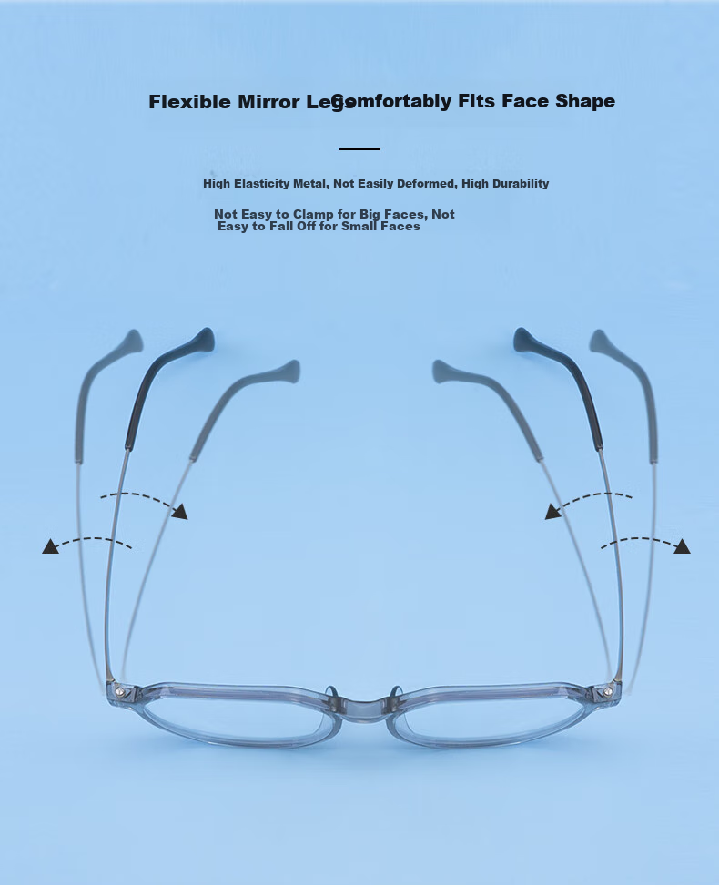 Gameking Blue Light Blocking Glasses, Anti-Radiation, Unisex Non-Prescription Protective Eyewear, Can Be Fitted with Prescription Lenses, Ultra-Light Myopia Glasses Frame, 6005 Translucent Gray 1