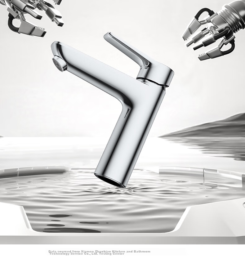 JOMOO Bathroom Sink Faucet, Hot And Cold Dual Control Tap for Washbasin, Single Handle Single Hole 32680 18