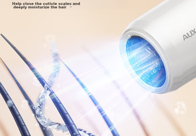AUX Hair Dryer, Home Use, Negative Ion Blue Light Hair Protection, Non-Damaging Electric Blower, 1800W High Power Quick-Drying Hair Dryer, Portable Dorm Hair Dryer 24
