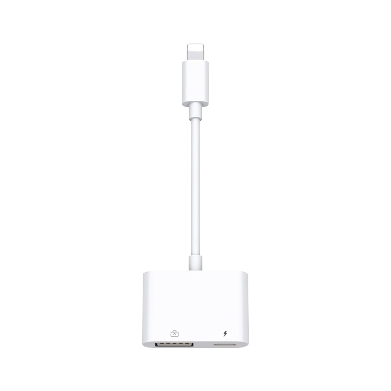BIAZE Lightning to OTG Adapter, Data Cable to USB Converter, External Drive Keyboard Mouse for IPhone, Compatible with IPhone 14/13/12 Pro P19