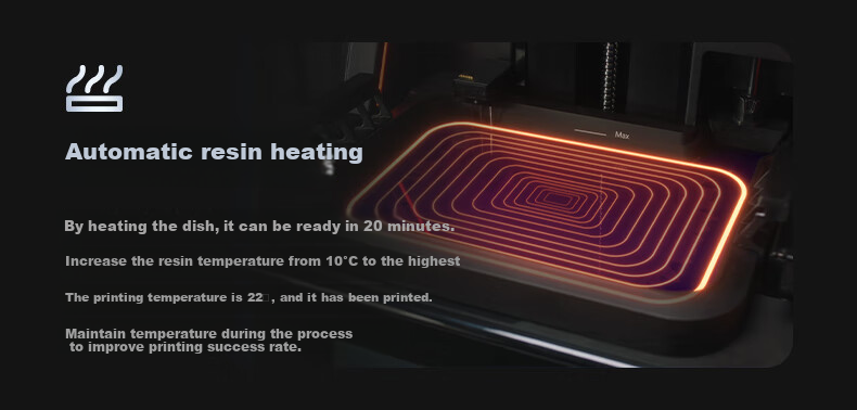 HEYGEARS Blackge Reflex Light Curing 3D Printer, Large Build Volume, Desktop Home Use, High Precision Fast 3D Printing, Consumer-Level, Action Figure Model 9