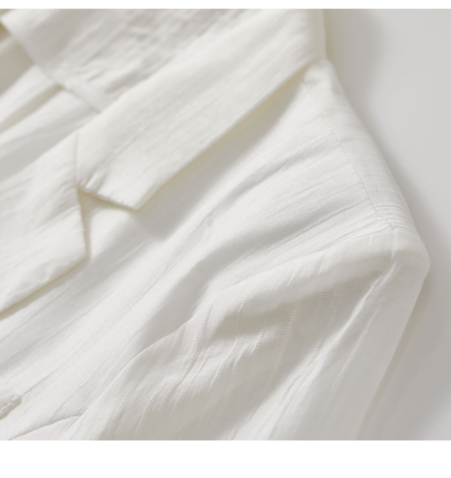 Fan Qin Yili Kuo Suit Jacket for Women, 2024 Elegant Five-Quarter Sleeve Commuter Professional Style, 442X73049, White, M 22
