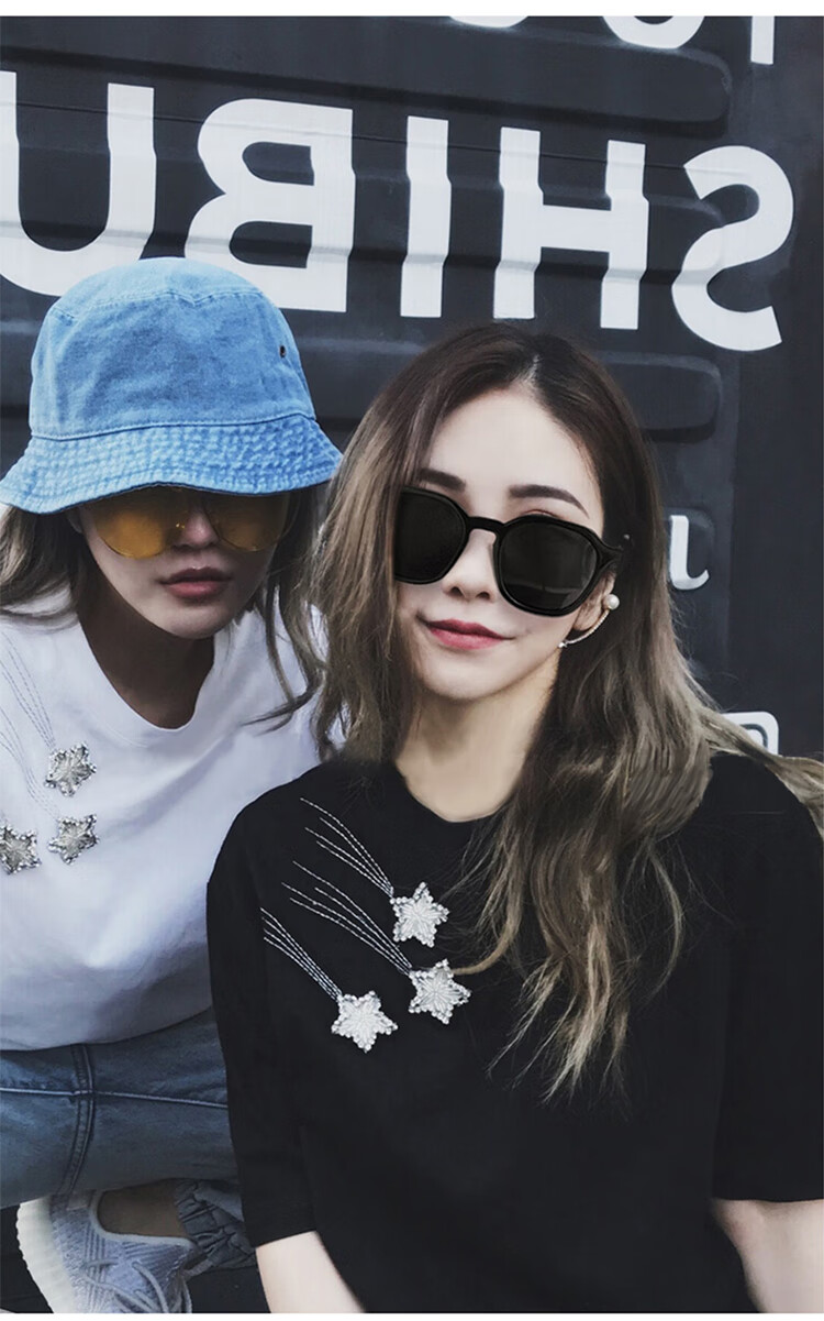 皓顿hautton遮光太阳镜女大框显瘦墨镜防晒眼镜男女士驾驶墨镜黑框灰