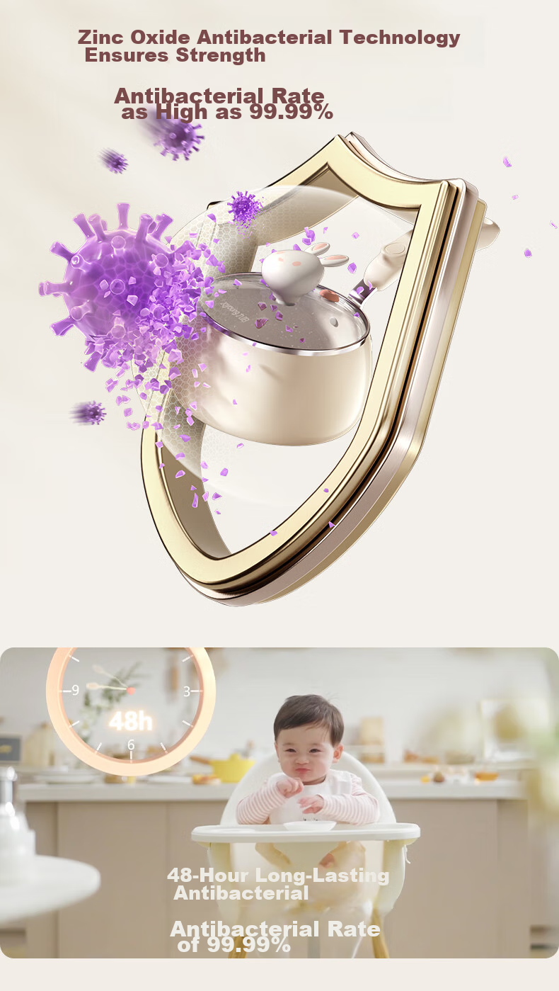 Joyoung Non-Stick Milk Pan, Baby Breakfast Food Pot, Milk Frying Pan, Two-Piece Set, Non-Stick Pan, Milk Pot CN610 7