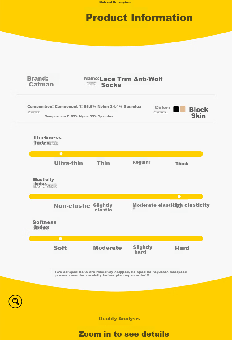 MiiOW Black Stockings for Women, Anti-Wolf Underwear Pantyhose, Snag-Resistant Pineapple Tights, New Spring And Autumn Thin Style Leggings Socks 7