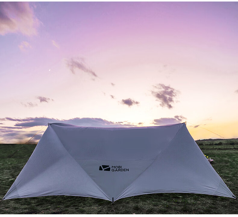 牧高笛(mobigarden)六角天幕 户外露营烧烤聚会凉亭防雨防晒大空间