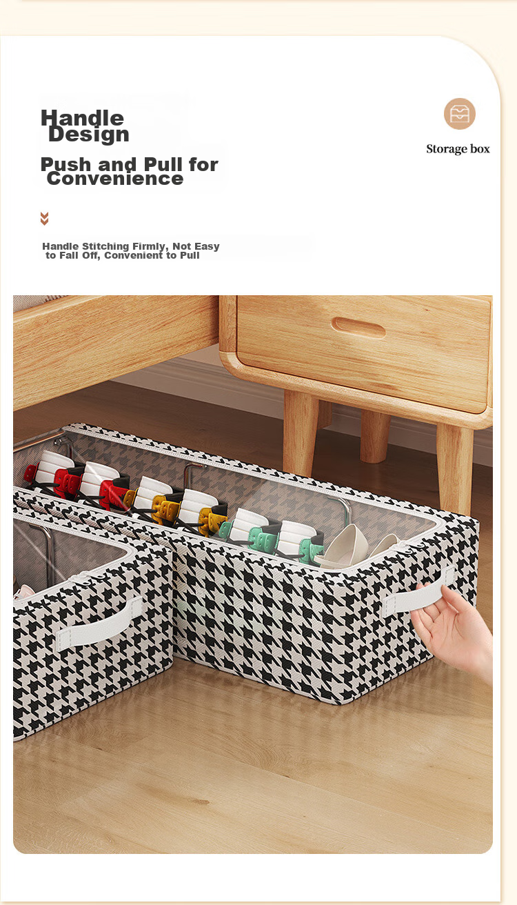 Anerya Simple Folding Shoe Rack Storage Organizer, Space-Saving Transparent Dustproof Shoe Cabinet, Under-Bed Shoe Holder for Boots And Shoes 4