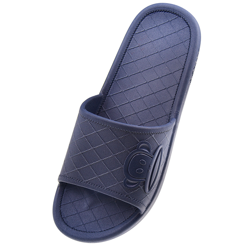 Paul Frank Paul Frank Slippers for Men, Summer Home Use, Soft-Soled, Couples Indoor Bathroom Shower Slippers, Women's PF799 Deep Blue 260