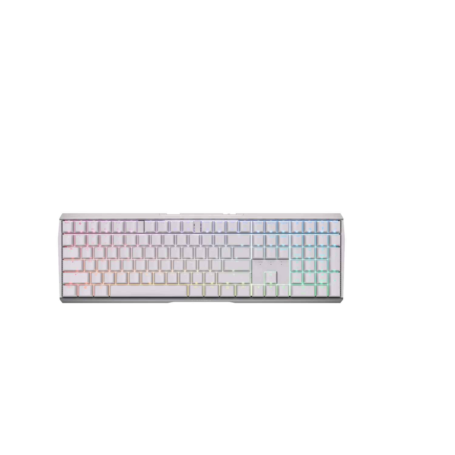 CHERRY MX3.0S Wireless Keyboard, Mechanical Keyboard with 108 Keys, Gaming Keyboard, Bluetooth Tri-Mode, RGB Lighting Effects, Aluminum Alloy Shell, Compatible with Windows/Mac