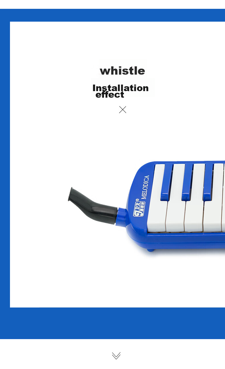 JDR 37-Key Melodica Pink for Elementary and Middle School Students Beginner Classroom Teaching Wind Instrument 6