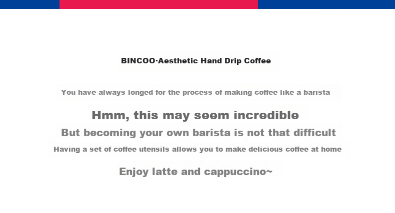 Bincoo Coffee Sharing Pot, Pour-Over Coffee Set, Glass Pot, Japanese-Style Drip Coffee Cup, Cold Brew Pot, Tasting Cup 2