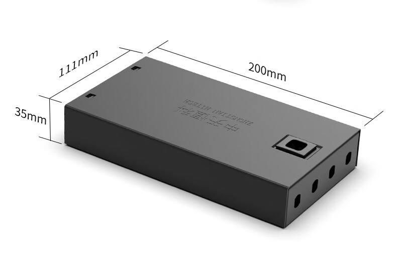 ZHONG TIAN HITECH Fiber Optic Terminal Box 8 Ports 8 Cores Single-mode Fully Equipped SC Interface Pigtail Cable Splice Box Universal Fiber Optic Splice Tray Distribution Frame ZT-ZDH-810S 8