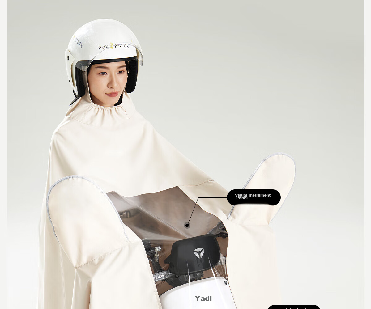 Cheguimu Electric Bicycle Raincoat, Single-Person One-Piece, for Electric Scooters And Bicycles, Riding Rain Poncho, Enlarged And Thickened, Storm-Proof Raincoat 20