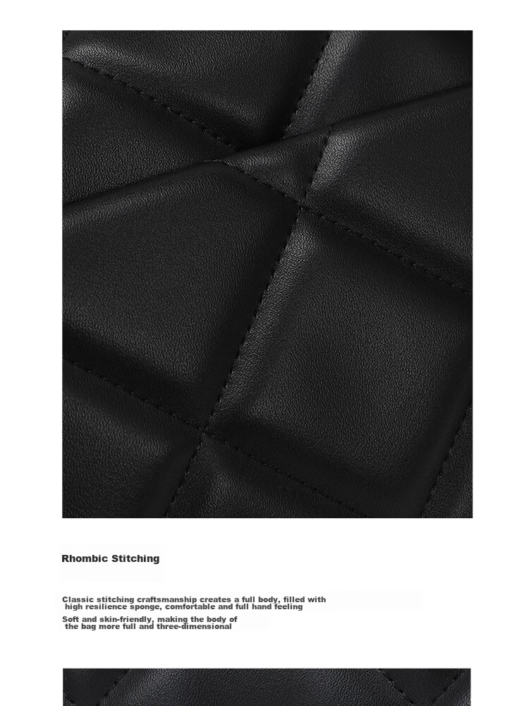 NUCELLE Women's Handbag, 2026 Underarm Chain Light Luxury Chanel-Style Quilted Shoulder Crossbody Bag for Women, Birthday Gift for Girlfriend 7