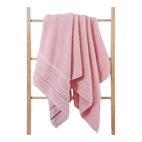 KING SHORE Class A Pure Cotton Bath Towel, Soft And Absorbent, Sports Shower Towel for Men And Women, Thickened Skin-Friendly, 140*72cm, 445g, Pink