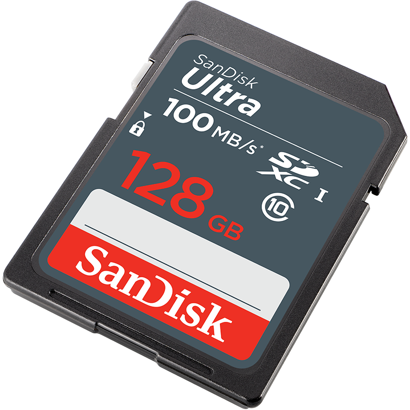 Sandisk 128GB SD Memory Card C10 for Full HD Video Recording, Mirrorless/DSLR Digital Camera Storage Card, Durable And High-Value