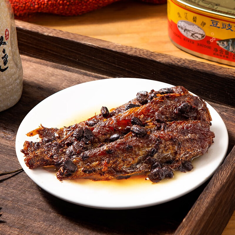 珠江桥牌豆豉鲮鱼罐头207g 中粮出品