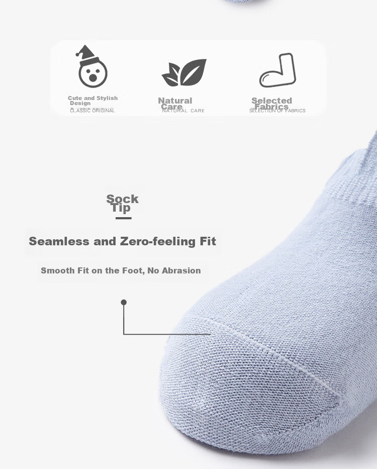 Niduoxiong Baby Socks, Spring And Summer Mesh Cotton Socks, Children's Socks, Thin Summer Style, Over-Knee Socks for Infants, 6-12 Months 4