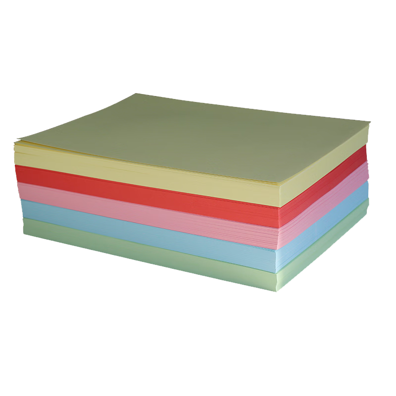 DOCON 70g A3 Color Multifunction Copy Paper Printing Paper Red Yellow Blue Green Pink Cover Binding Paper Student Origami Craft Paper Light Purple 100 Sheets