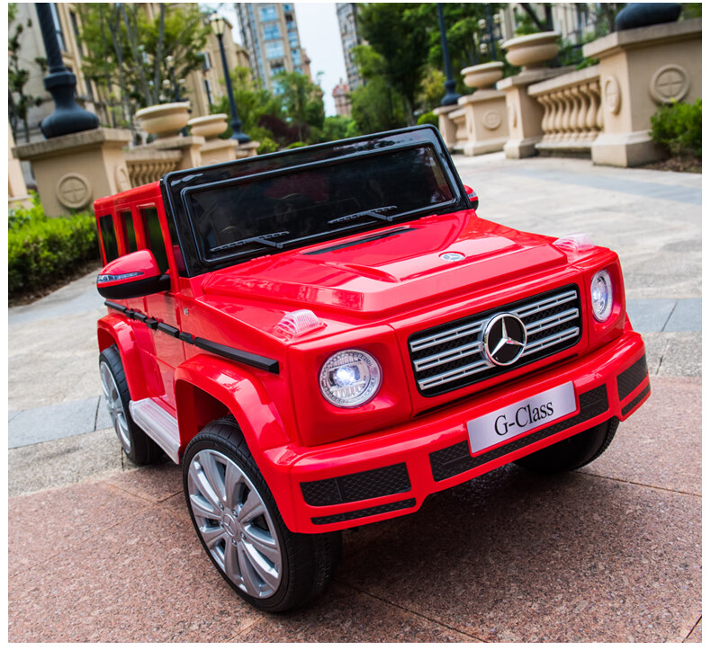 BeRica Mercedes-Benz Authorized Mercedes-Benz G-Class Electric Children's Scooter, Four-Wheel Drive, Remote Control, Rideable, 3C Certified, Off-Road Gift 5