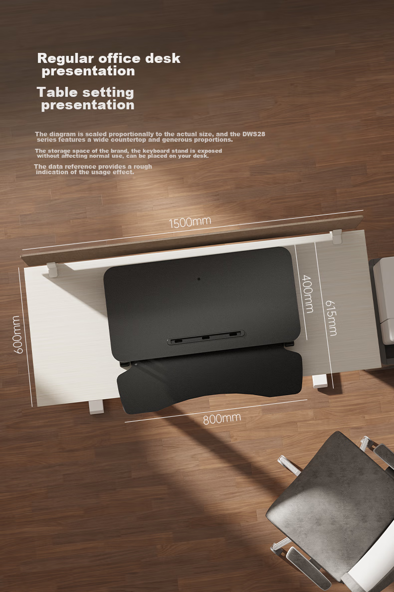 Brateck Beihu Standing Desk Converter, Computer Desk, Standing Computer Height Adjustable Stand, Monitor Riser, Workstation Desk, Office Desk, Warrior Black 10