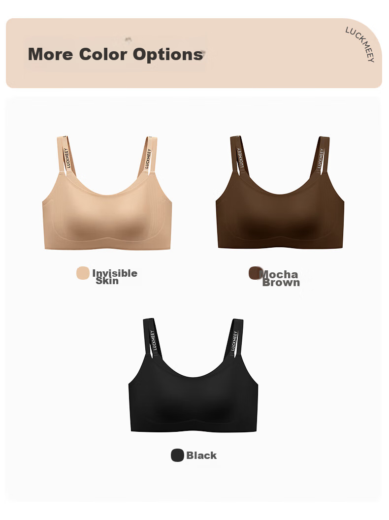 LUCKMEEY Plus Size Bra Full Coverage Large Breast Minimizer Double Shoulder Strap Rabbit Ear Bra Seamless Beautiful Back Comfortable Slimming Brassiere for Wome 15