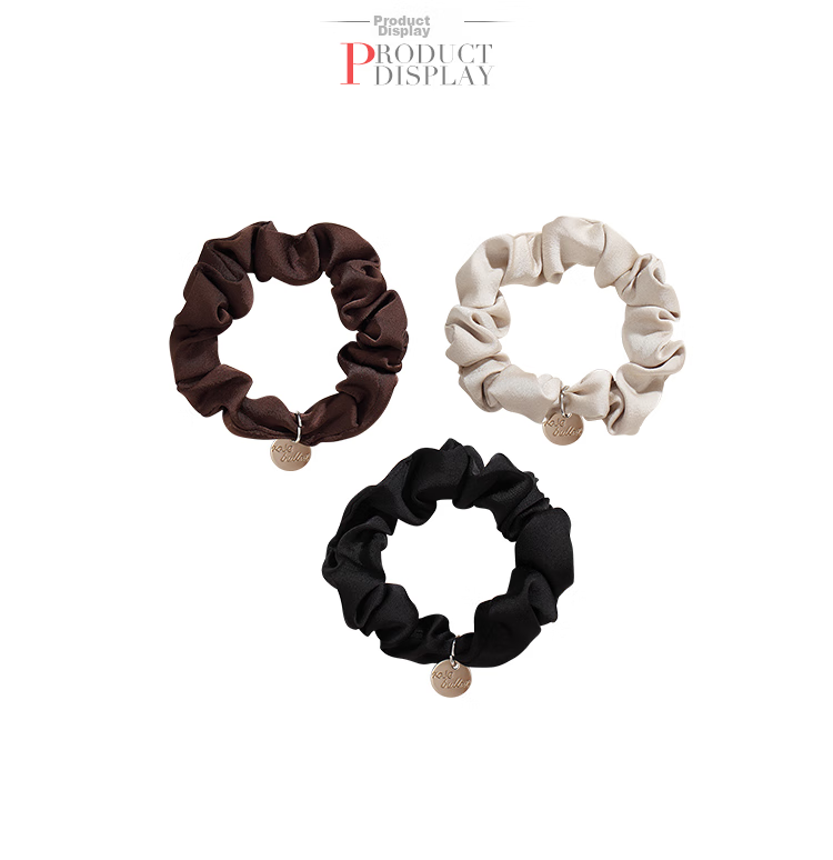 CHIMERA 3-Piece Hair Ties, Bun Maker, Durable Hair Bands, Ponytail Holders, Hair Accessories for Women, Mid-Autumn Festival Gift 4
