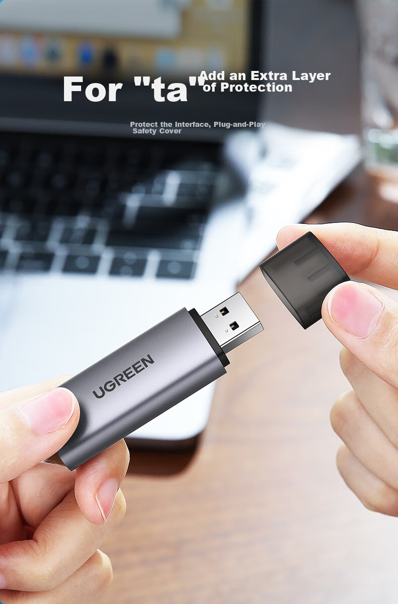 UGREEN USB3.0 High-Speed Card Reader, SD/TF Multi-In Card Reader, Compatible with Smartphones, DSLR Cameras, Dash Cams, Surveillance Storage Memory Cards, Dual Card Dual Read 60723 7