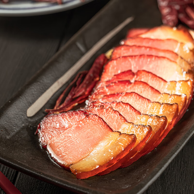 蜀腊人家招牌腊肉后腿腊肉川味偏瘦柴火烟熏咸肉年货送礼烹饪食用496g