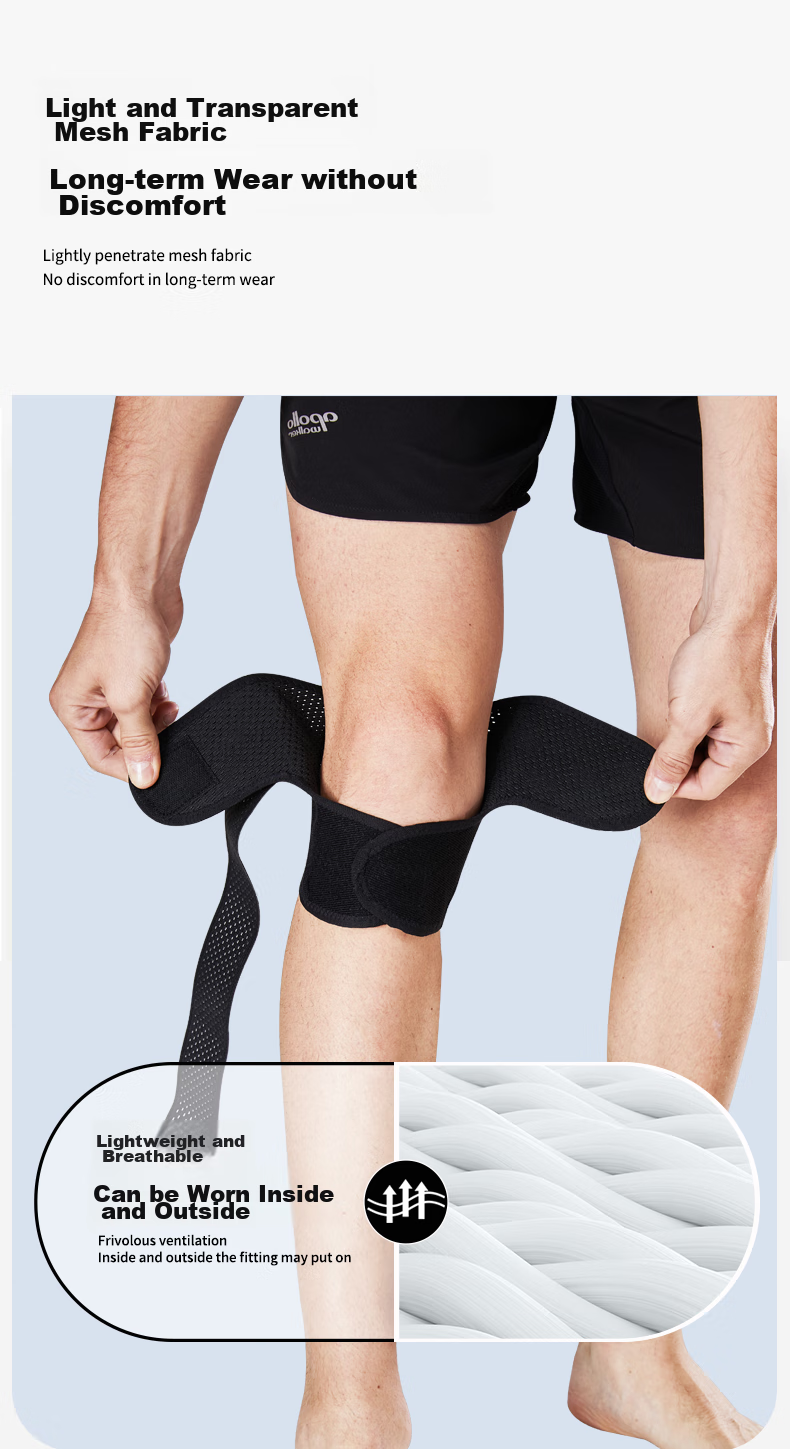 NAILEKESI N Sports Knee Brace for Meniscus Injury, Running Knee Support for Men And Women, Specialized Knee Joint Protection Brace for Knee Effusio 6