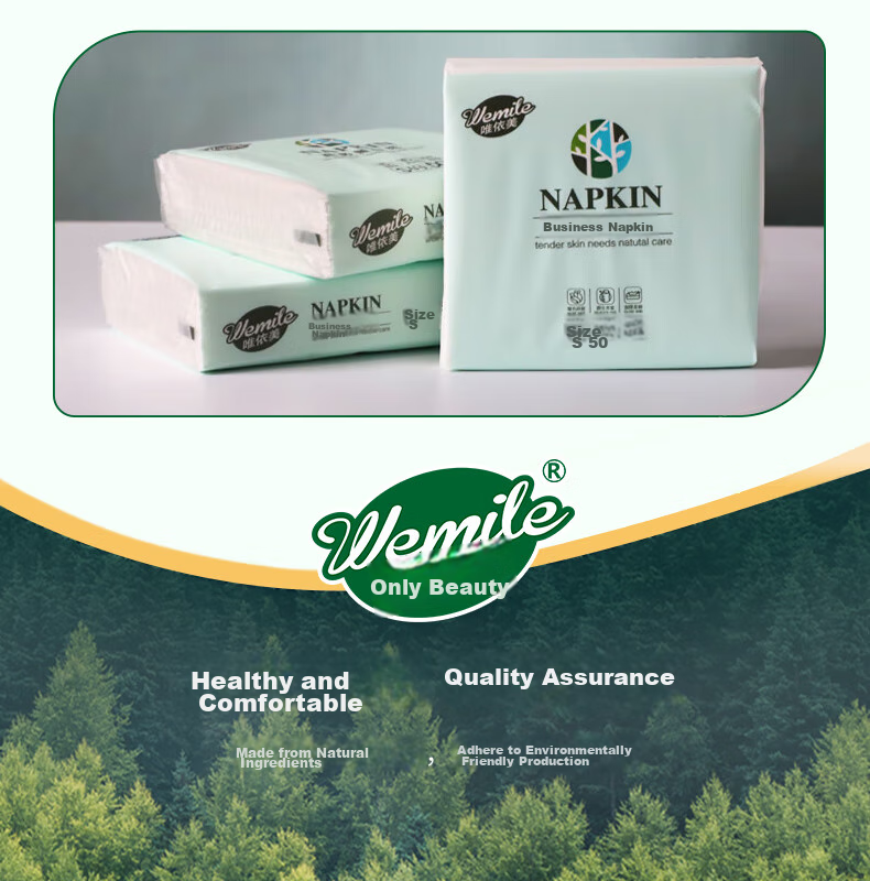 Weiyimei Napkins, 2-Ply, 50 Sheets * 40 Packs, Square Towels, 230*230, Hotel And Restaurant Tissue Paper, Whole Box, VC2305 9