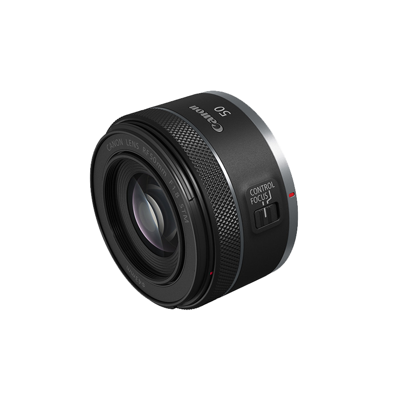 Canon [Official Flagship] RF50mm F1.8 STM Large Aperture Prime Lens RF Mount Compatible with Mirrorless Cameras R50 R10 R7 R62 Xiaochantou Lens