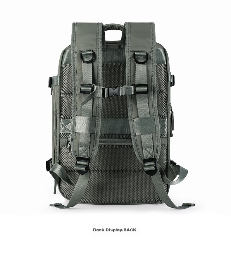 Landcase Backpack Travel Bag Large Capacity for Women And Men Short-Trip Tourism Bag Multifunctional Laptop Bag 5162 Dark Green Small Size 12