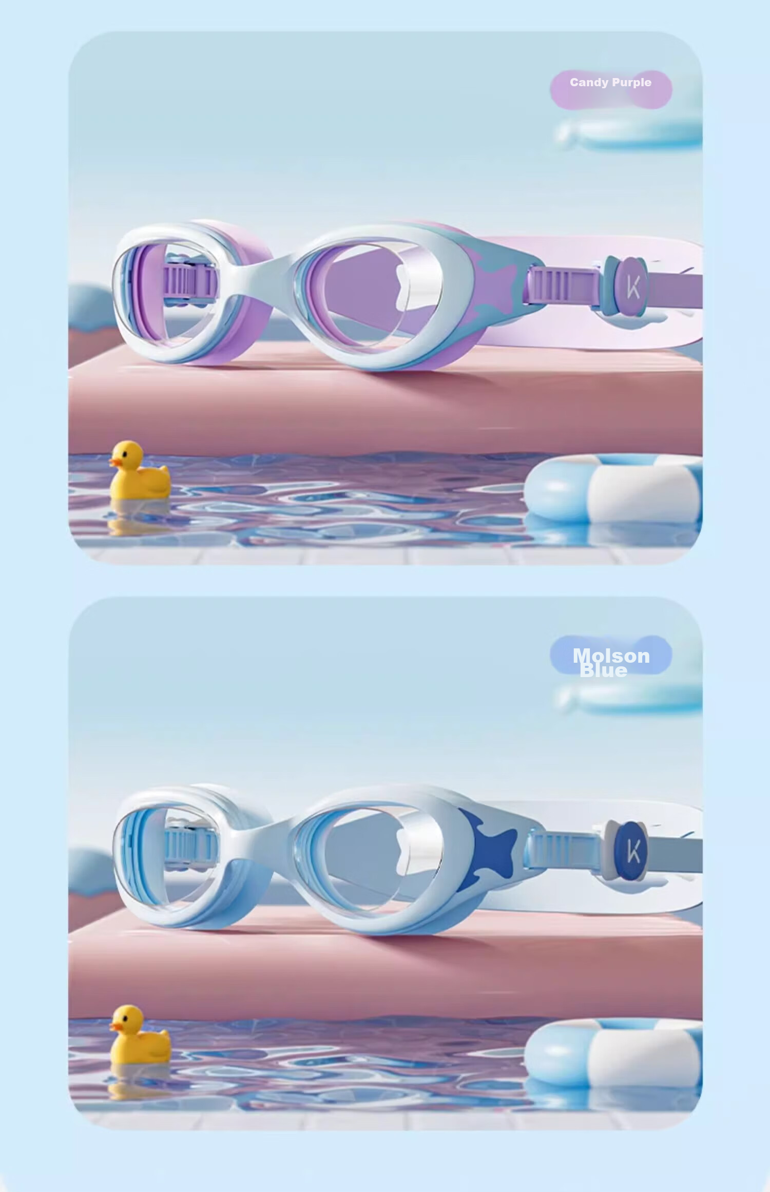 Keep Children's Swimming Goggles for Boys And Girls, High-Definition Waterproof Anti-Fog Swimming Glasses Professional Diving Equipment 21