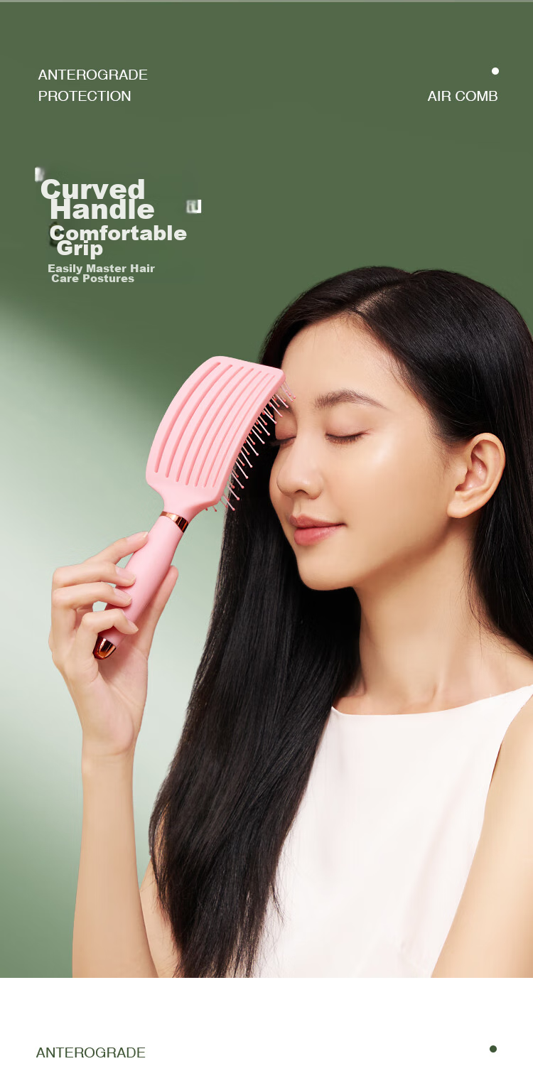 Creative Art Ribs Comb High Crown Volumizing Tool for Women, Long Hair Styling Comb with Wide Teeth for Curly Hair And Me 7