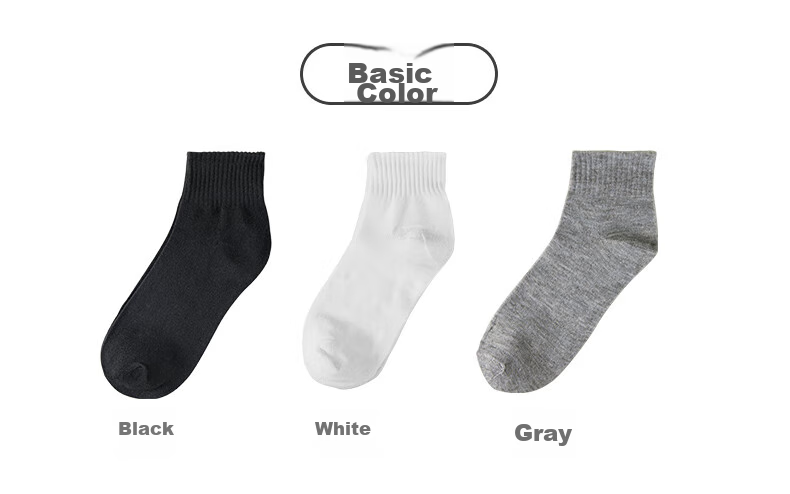 JOYTOUR Disposable Compression Socks for Men And Women, Business Travel Portable Accessories, White Mid-Calf Socks for Men, 5 Pairs Per Pack 13