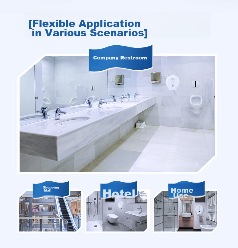 Feiyu Core Commercial Toilet Paper, 4-Ply, 330g*12 Rolls, Large Roll Toilet Paper, Hotel Bathroom Tissue, Hand Towels, ZB030 9
