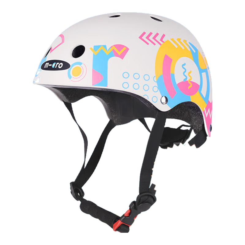 Micro Maiguo Children's Sports Helmet, Roller Skating, Skateboarding, Cycling, Outdoor Adjustable Protection, Colorful Helmet, Size M