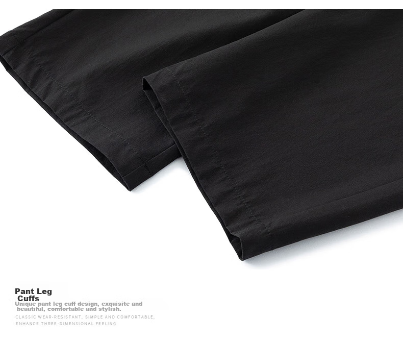 Warrior Casual Pants for Men, Spring And Autumn Loose Wide-Leg Trousers, Versatile Straight-Leg Sweatpants, Men's Athletic Pants 25
