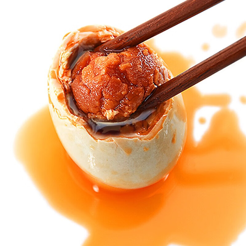 桂珠 咸鸭蛋海鸭蛋大蛋 10枚*80g 年货礼品家庭装 即食起沙流油团购