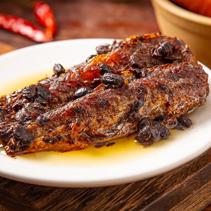 珠江桥牌豆豉鲮鱼罐头207g 中粮出品